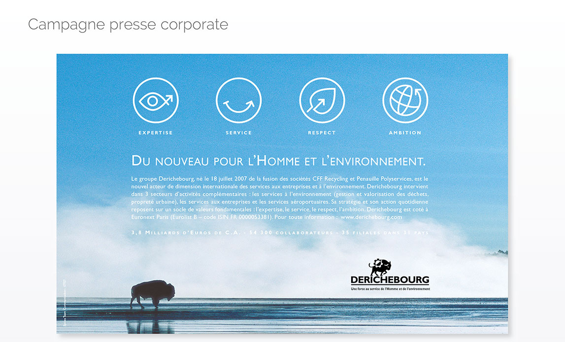 Campagne presse corporate