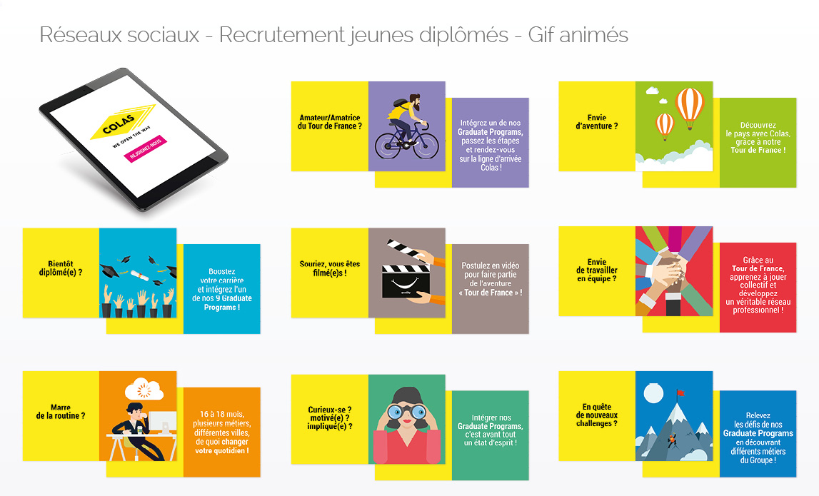 Réseaux sociaux recrutement jeunes diplômés