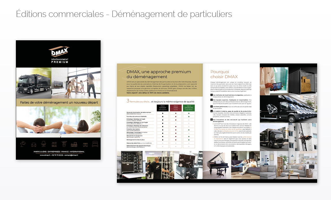 Editions commerciales - Déménagement de particuliers