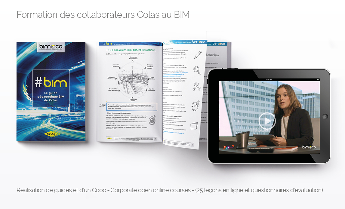 Formation des collaborateurs Colas au BIM