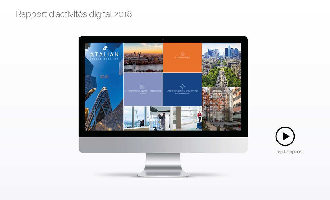 Rapport d'activit&eacute;s digital 2018