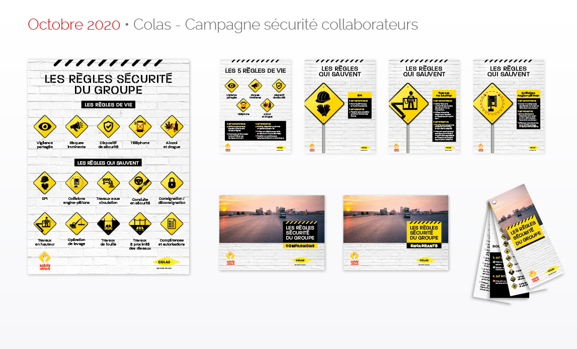 Octobre 2020 • Colas - Campagne Sécurité collaborateurs