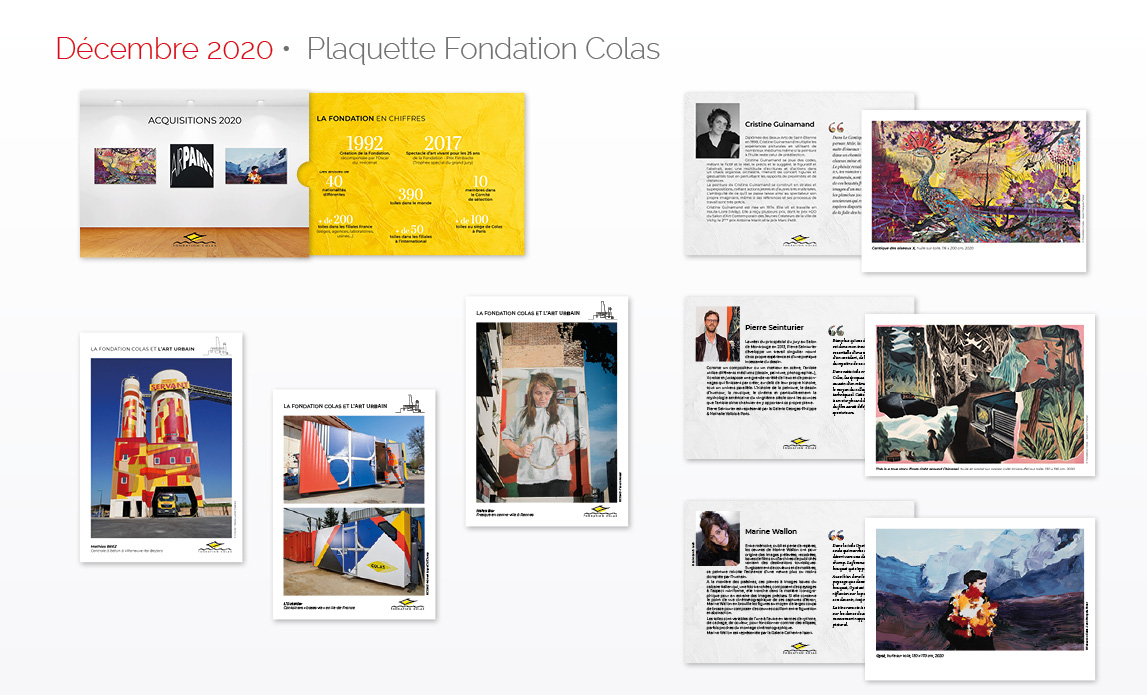 Décembre 2020 • Plaquette Fondation Colas 