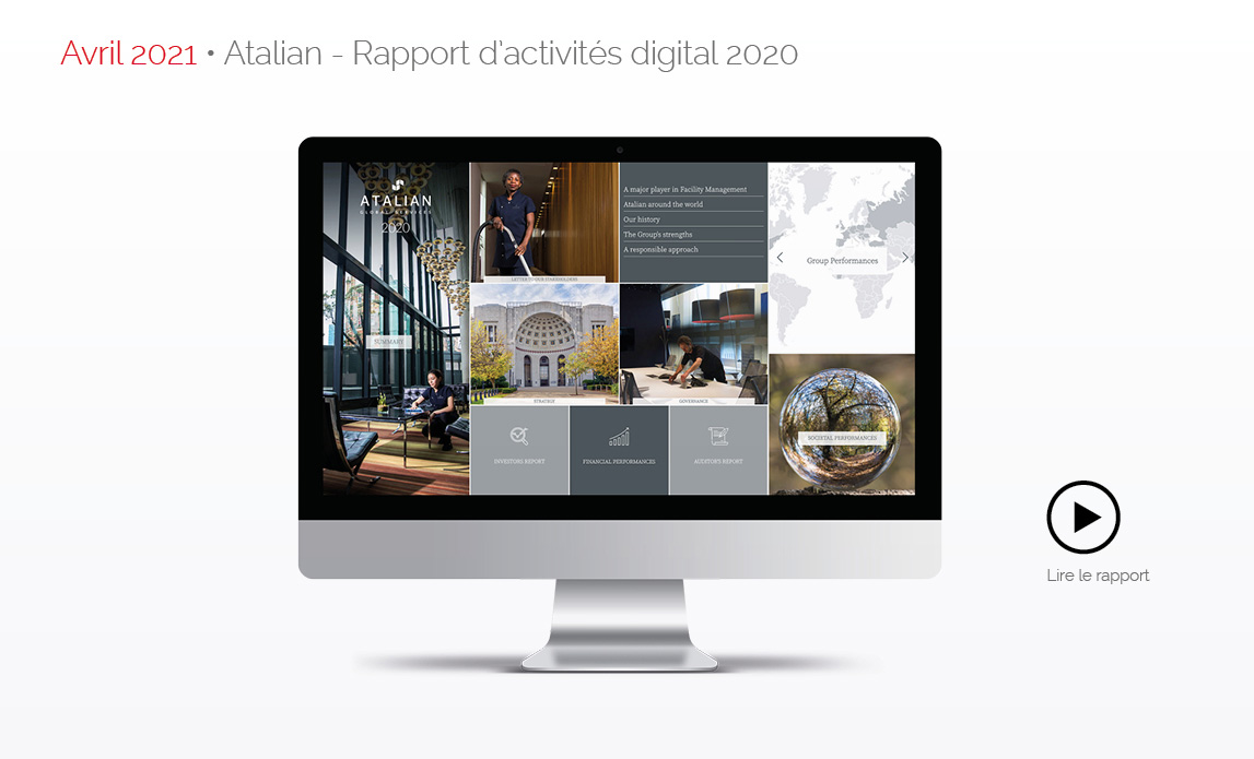 Avril 2021 • Atalian - Rapport d’activités digital 2020