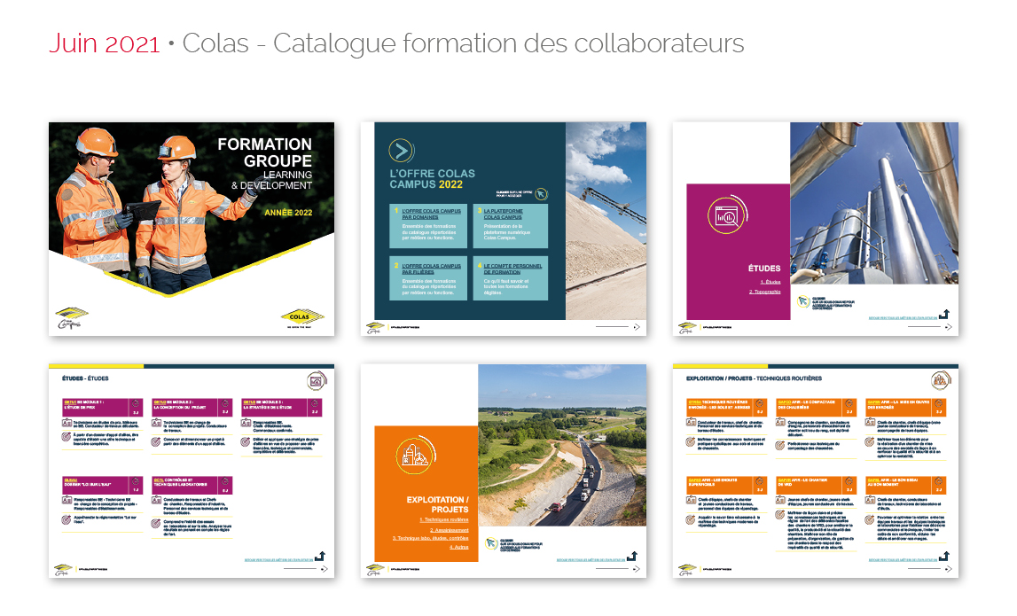 Juin 2021 • Colas - Catalogue formation des collaborateurs
