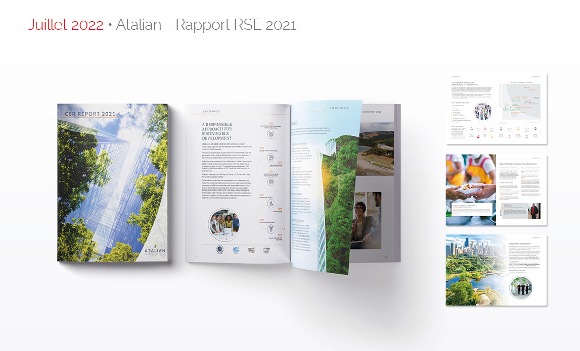Juillet 2022 • Atalian - Rapport RSE 2021